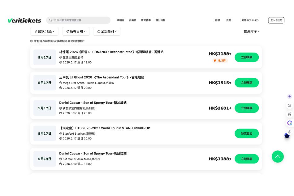Veritickets 是真的嗎？平台可信度全方位深度測評